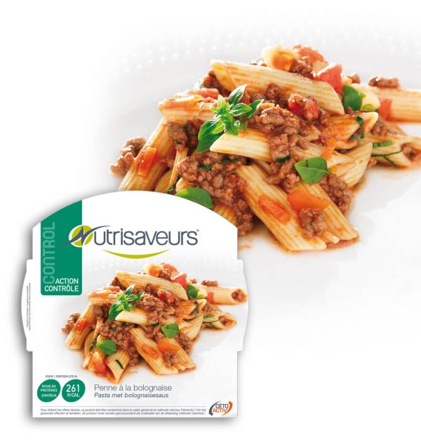 control ready meal penne bolognese