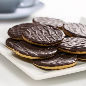 high protein chocolate coated biscuits