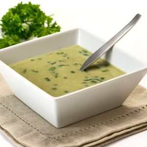 keto soup leek flavour