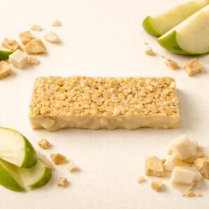 apple and white chocolate protein meal bar